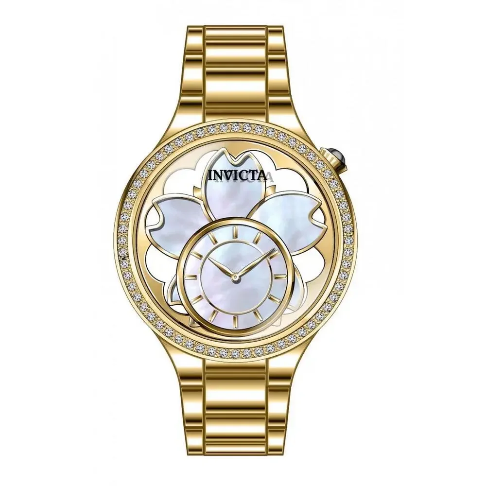 NWT Invicta 46754 Wildflower | Quartz | Gold | Women's Watch